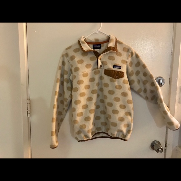 Puppy Dog Print Patagonia Fleece Pull 